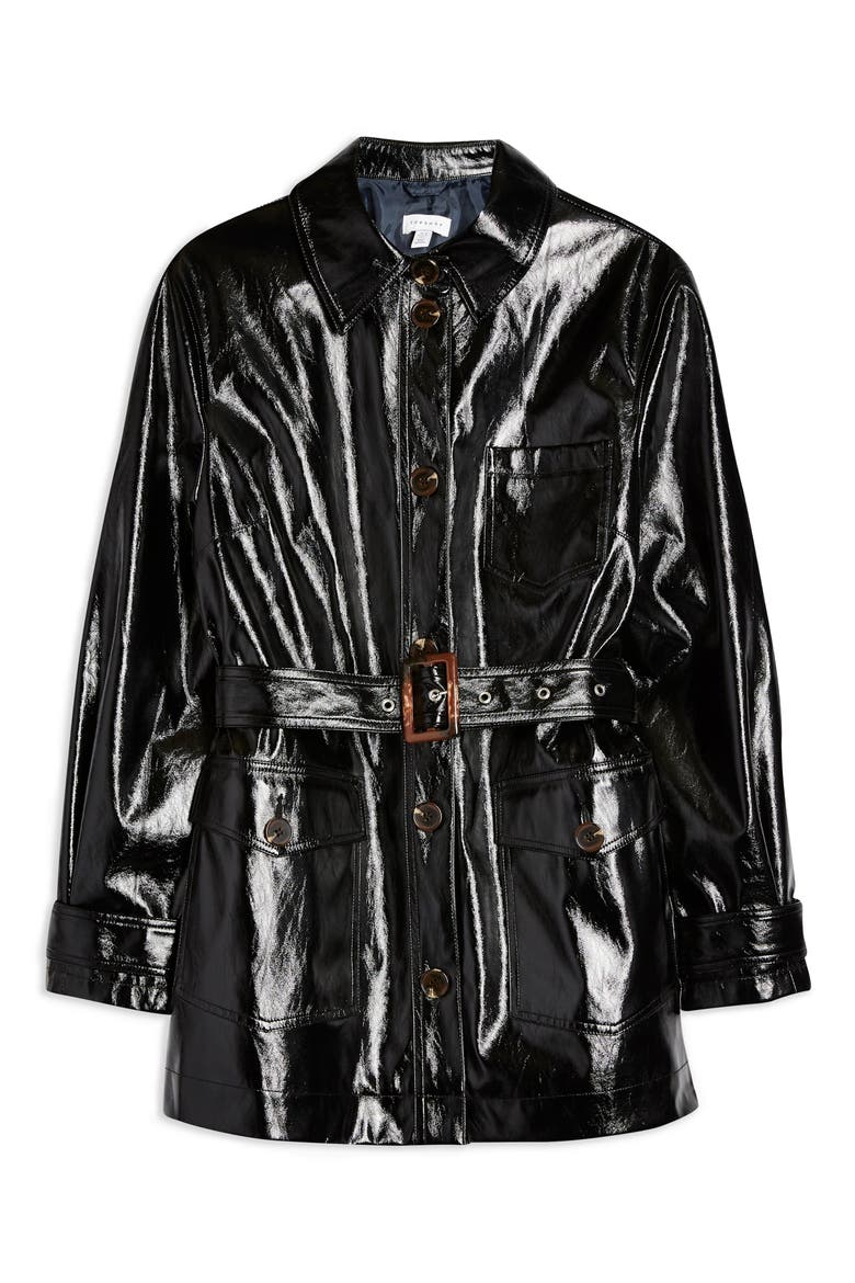 Casey Belted Jacket, Alternate, color, BLACK