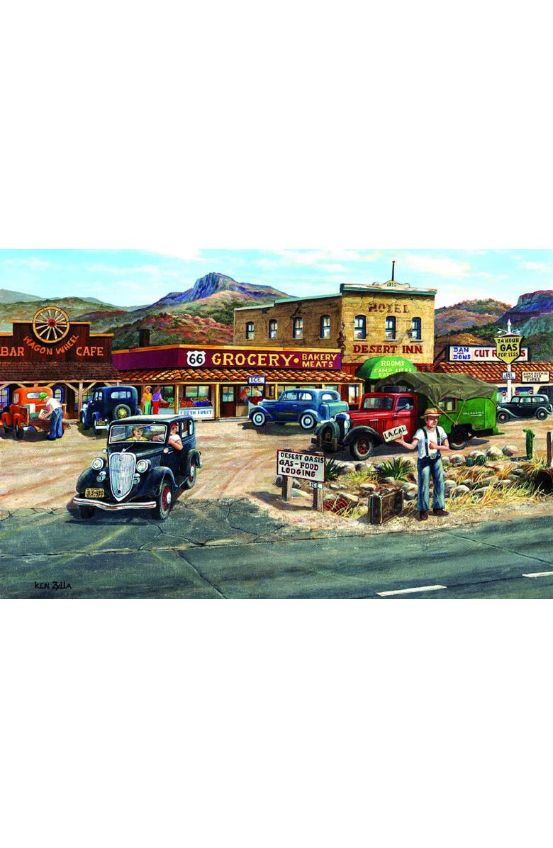 Sunsout Memories of Route 66 300 piece Jigsaw Puzzle for Adults, Alternate, color, Multicolor