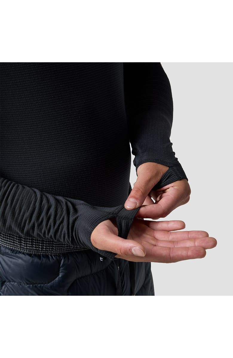 Backcountry Pines Micrrid Ultra-Lt Baselayer Crew Top - Men's, Alternate, color, Black