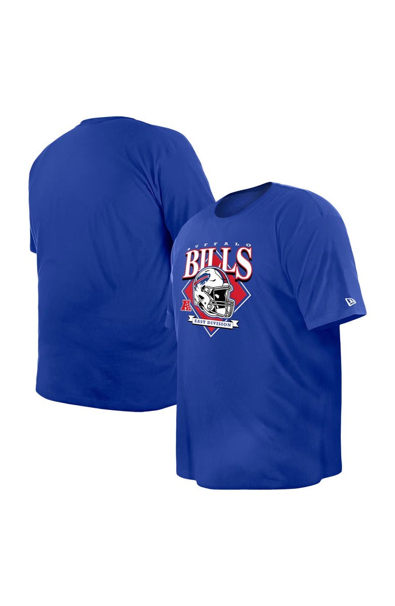 New Era Men's New Era Royal Buffalo Bills Big & Tall Helmet T-Shirt, Main, color,