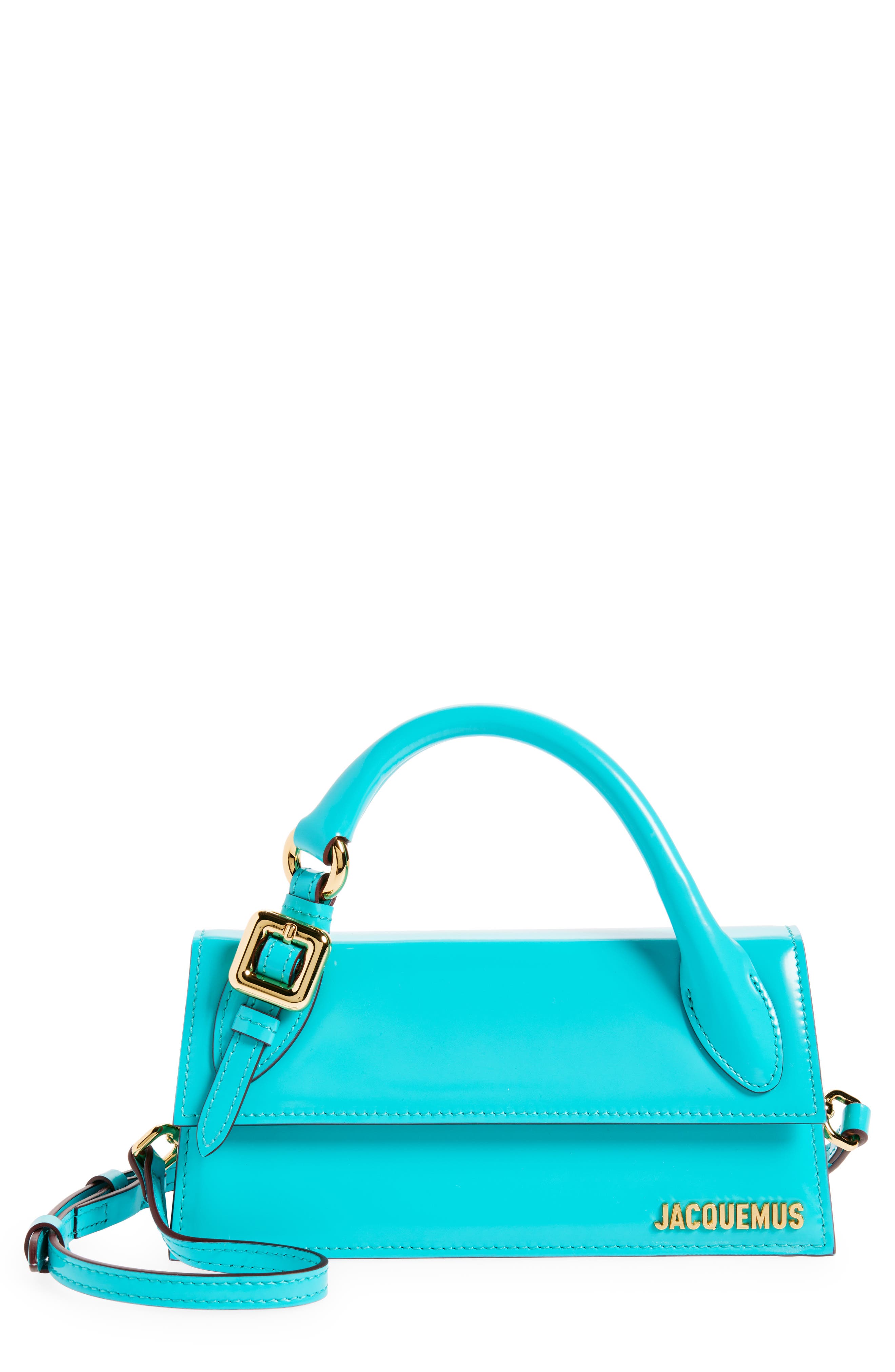Jacquemus Le Chiquito Long Buckle Detail Top Handle Bag, Main, color, 