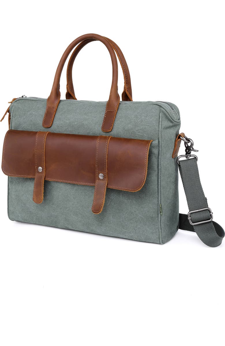 THE SAME DIRECTION Canvas Computer Briefcase, Alternate, color,