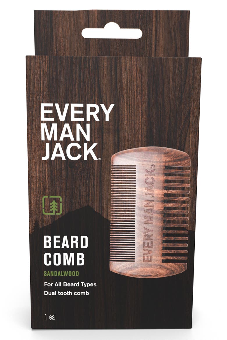 Beard Comb, Main, color, BROWN