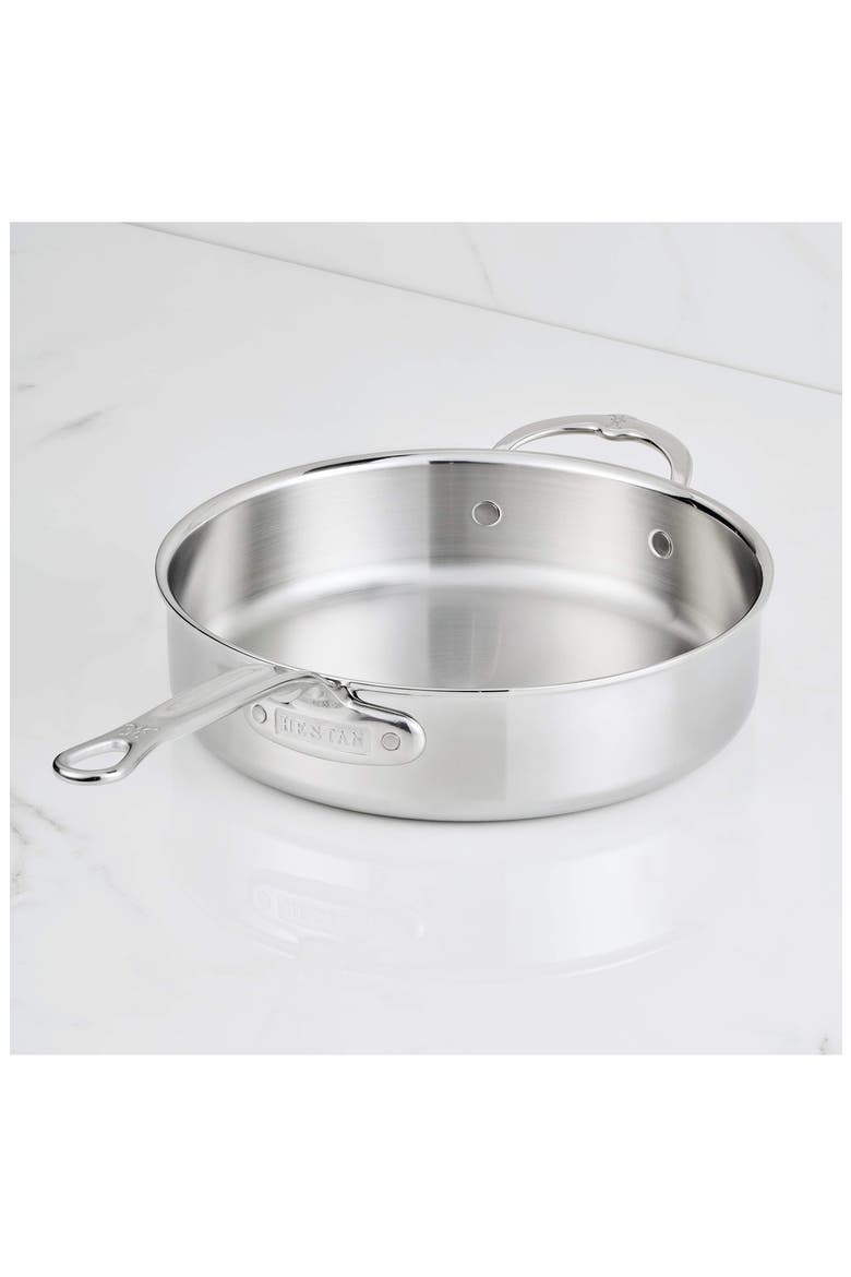 ProBond® Luxe Professional Clad Stainless Steel 3.5-Quart Sauté Pan with Lid, Alternate, color, NO COLOR