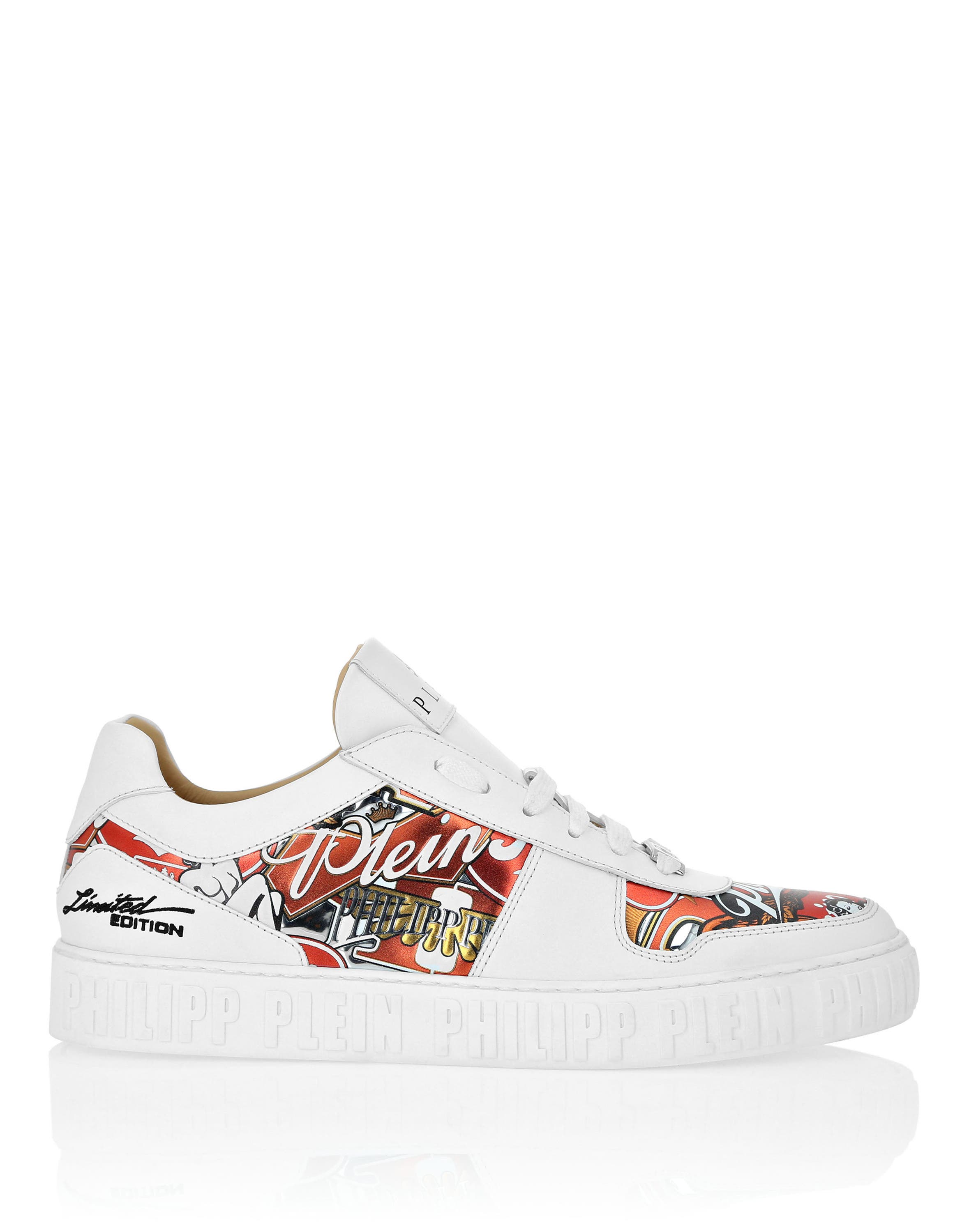 Low Top Sneakers Golden Eagle Unisex, Alternate, color, white