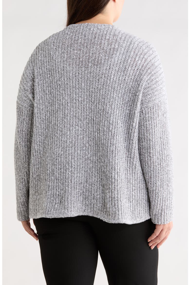 Organic Cotton Blend Cardigan, Alternate, color, DARK PEARL