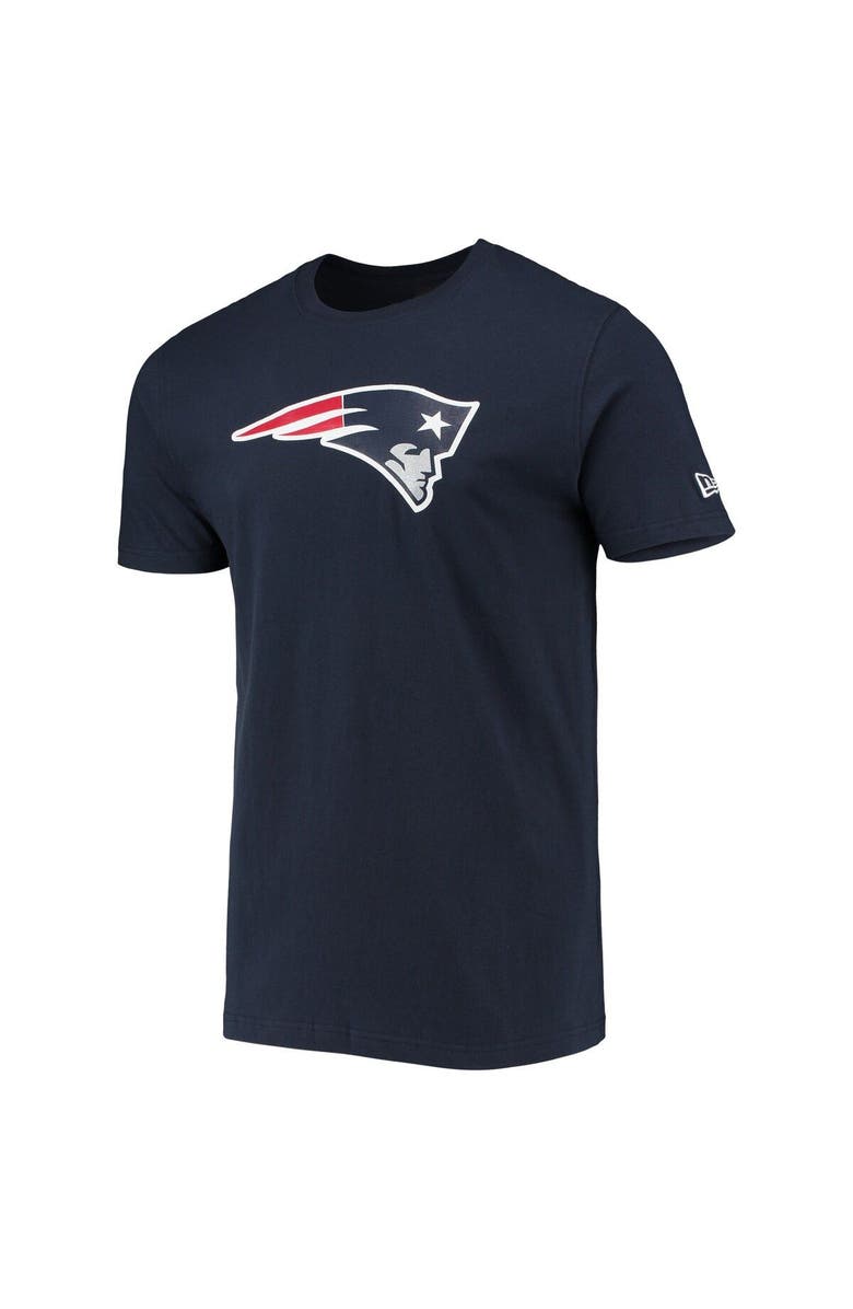 New Era Men's New Era Navy New England Patriots Patch Up Collection Super Bowl XXXVI T-Shirt, Alternate, color, Navy