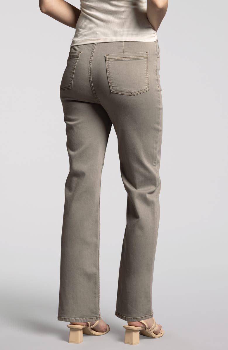 WEEKEND LOS ANGELES Manon Twill Pull-On Pants, Alternate, color, Brindle