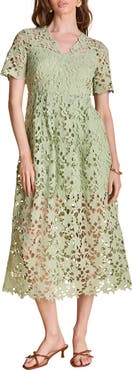 Endless Rose Allover Lace Midi Dress