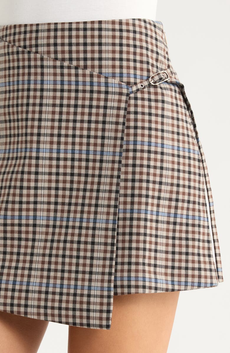 Rails Nial Check Miniskirt, Alternate, color, 