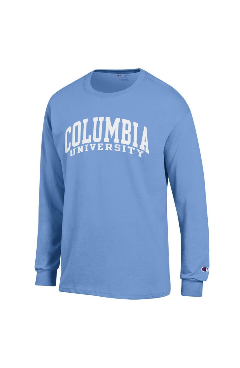 Champion Men's Champion Light Blue Columbia University Basic Arch Long Sleeve T-Shirt, Alternate, color, Light Blue