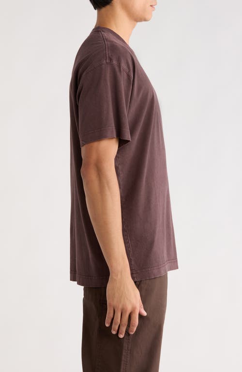 Carhartt Work In Progress Vista Loose Fit Logo T-shirt In Brown