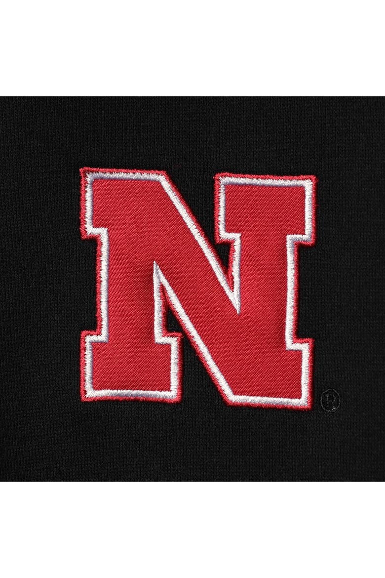Men's Colosseum Black Nebraska Huskers Tortugas Logo Quarter-Zip Jacket, Alternate, color, Black