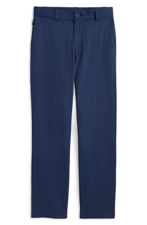 Vineyard Vines Kids' Flat Front Performance Chinos In Blue