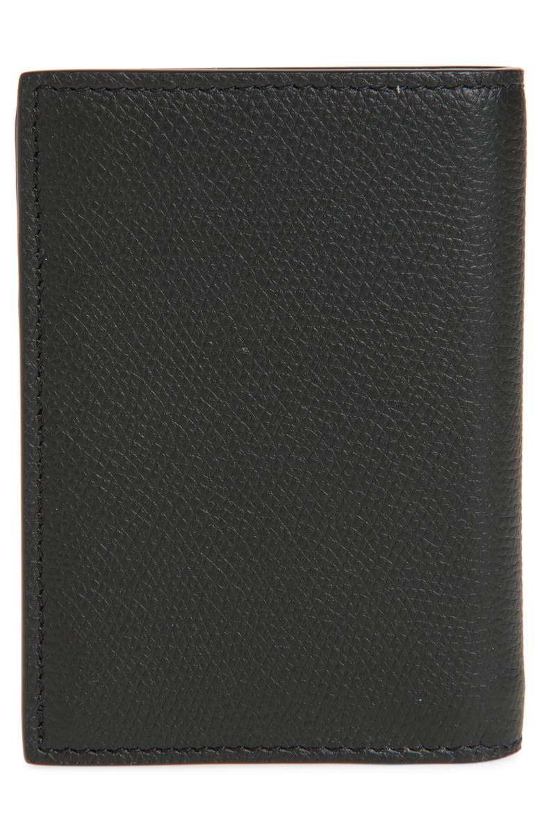 Valentino Garavani VLOGO Leather Continental Wallet, Alternate, color, Black