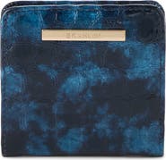 Brahmin Jane Croc Embossed Leather Bifold Wallet