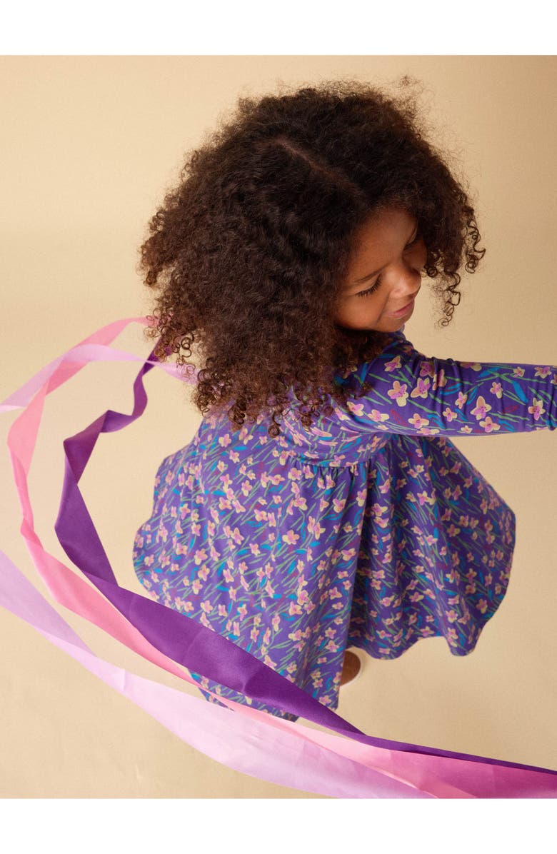 Tea Collection Printed Ballet Dress, Alternate, color, Perfume Jasmine