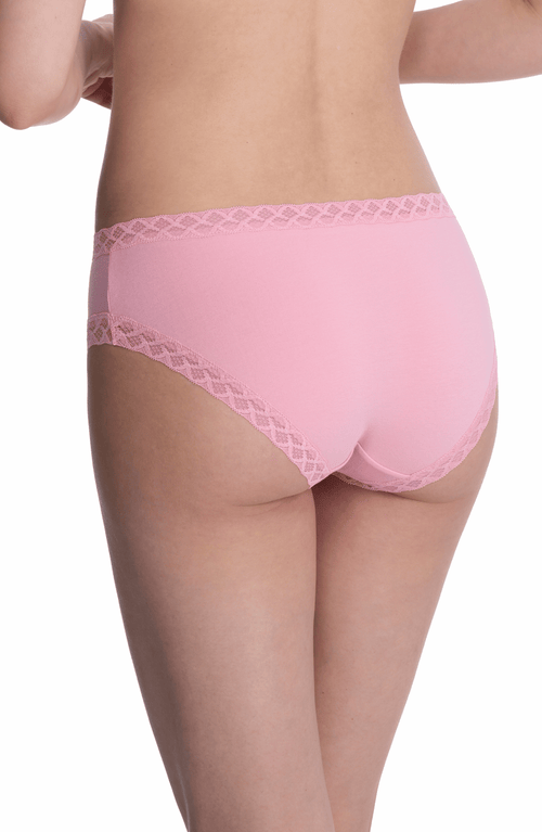 Natori Bliss Cotton Girl Brief In Pink Nectar
