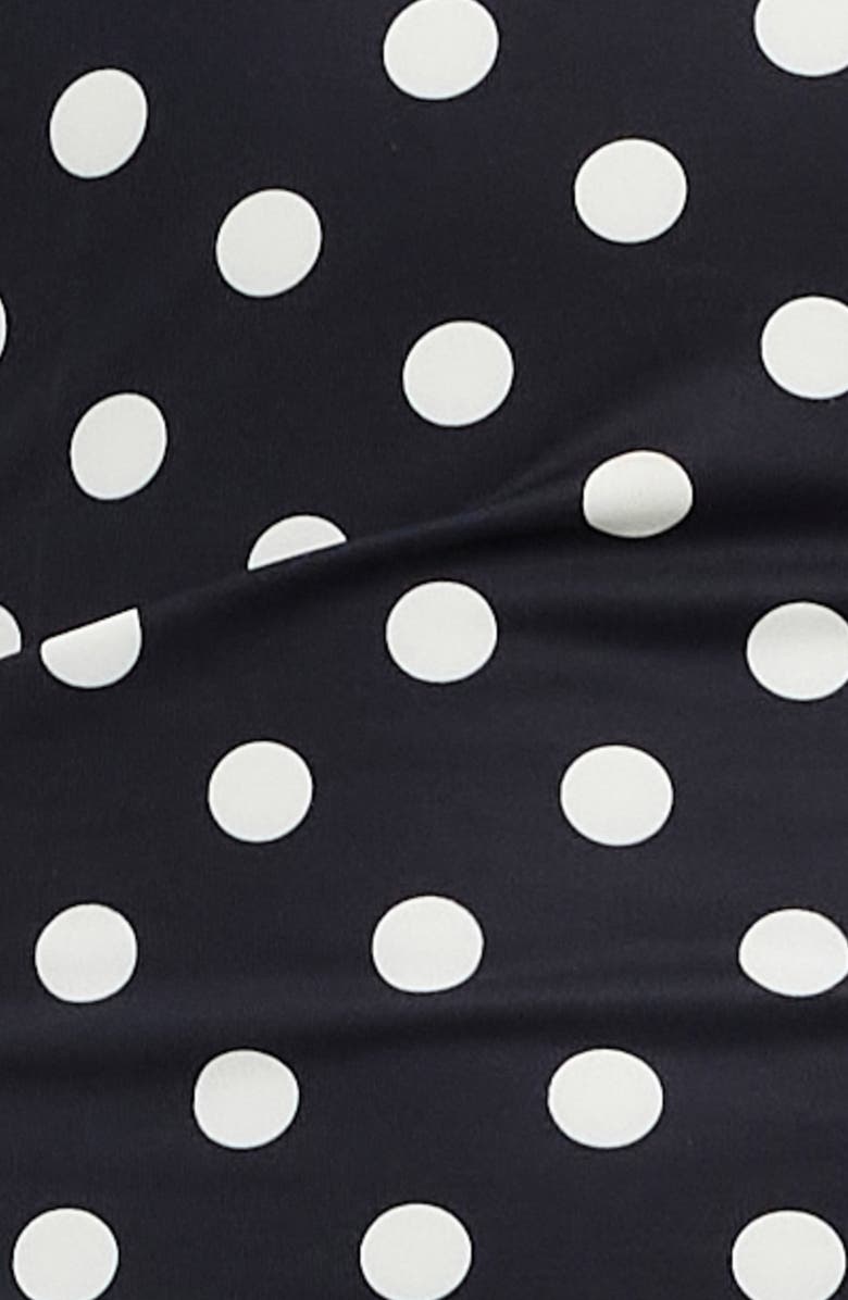 LIONESS Safari Halter Top, Alternate, color, Noir Polka