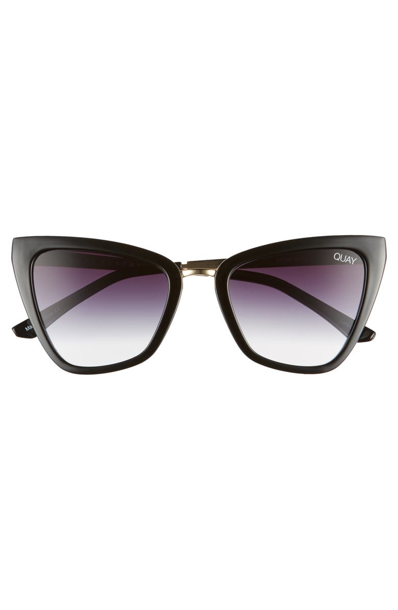 QUAY Australia Reina 52mm Mini Cat Eye Sunglasses, Alternate, color, 
