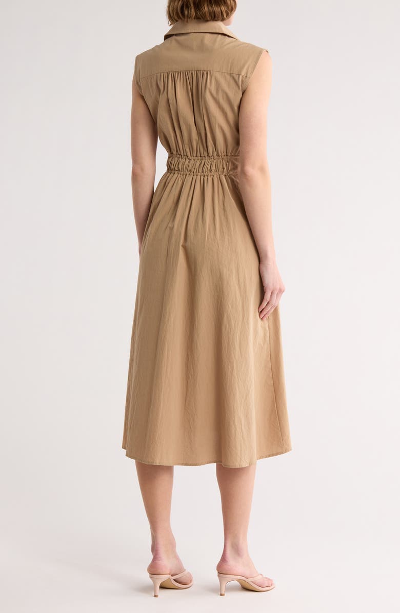 STITCHDROP Block Island Sleeveless Cotton Shirtdress, Alternate, color,