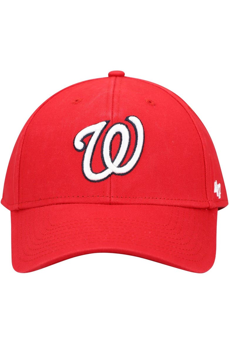 Men's '47 Red Washington Nationals Legend MVP Adjustable Hat, Alternate, color, Red