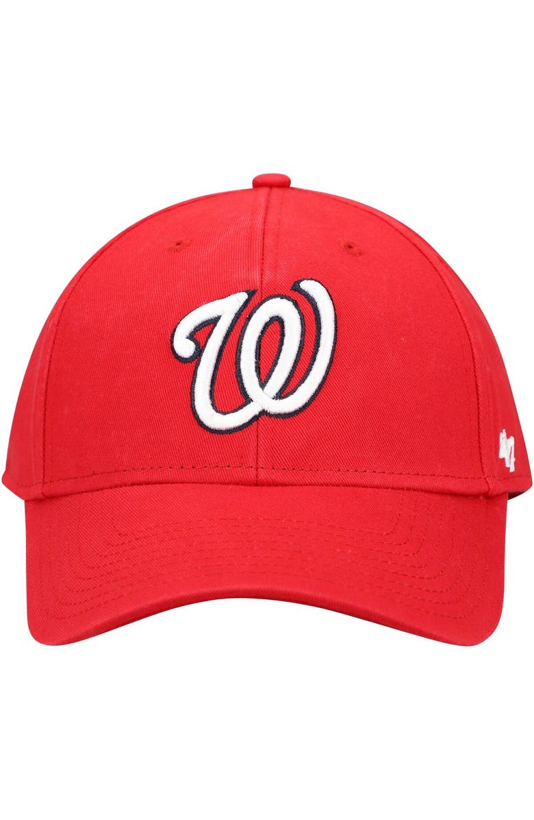 '47 Men's '47 Red Washington Nationals Legend MVP Adjustable Hat, Alternate, color, Red