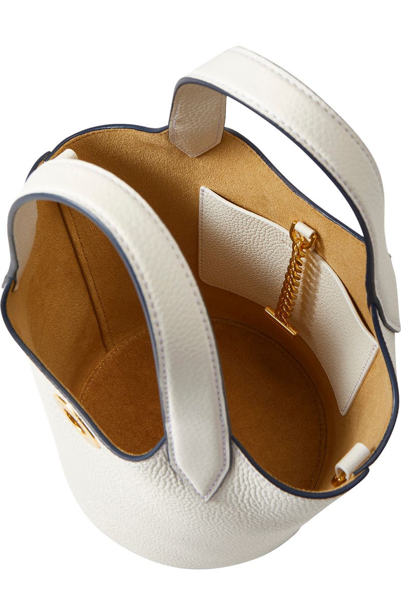 Veronica Beard Anchor Bucket Crossbody Bag, Alternate, color, Off White