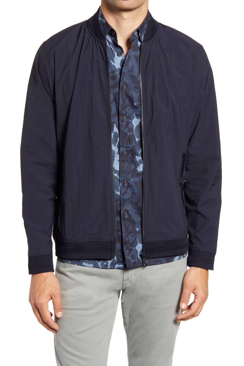 Inkiy Bomber Jacket, Main, color, NAVY