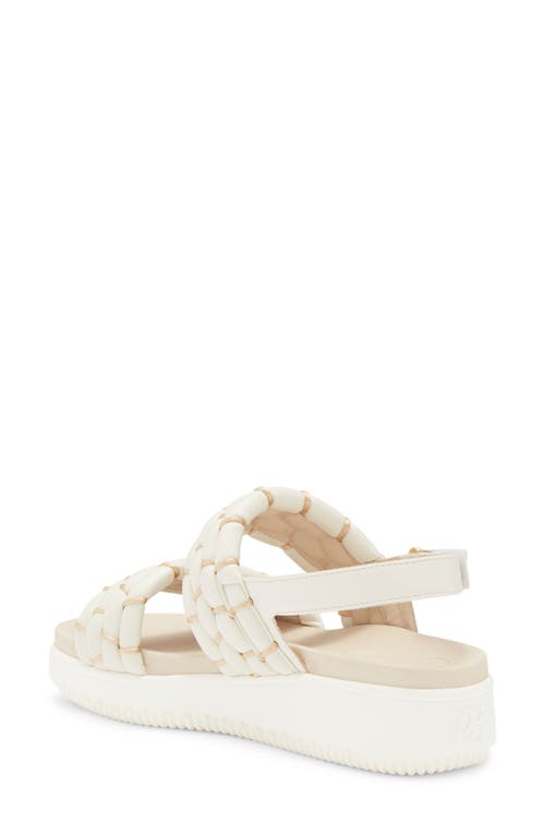 Paul Green Amara Platform Sandal In Crema Nappa Salvador Combo