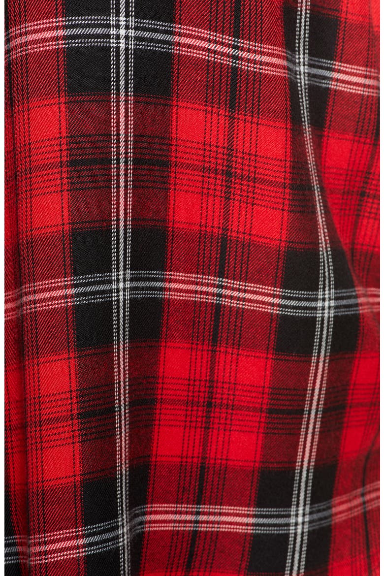 New Generation Plaid Boyfriend Shirt, Alternate, color, PARTY RED PLAID