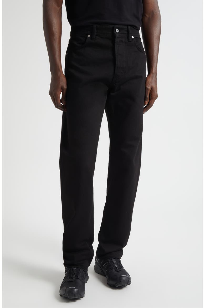 Straight Leg Jeans, Main, color, V0029 BLACK