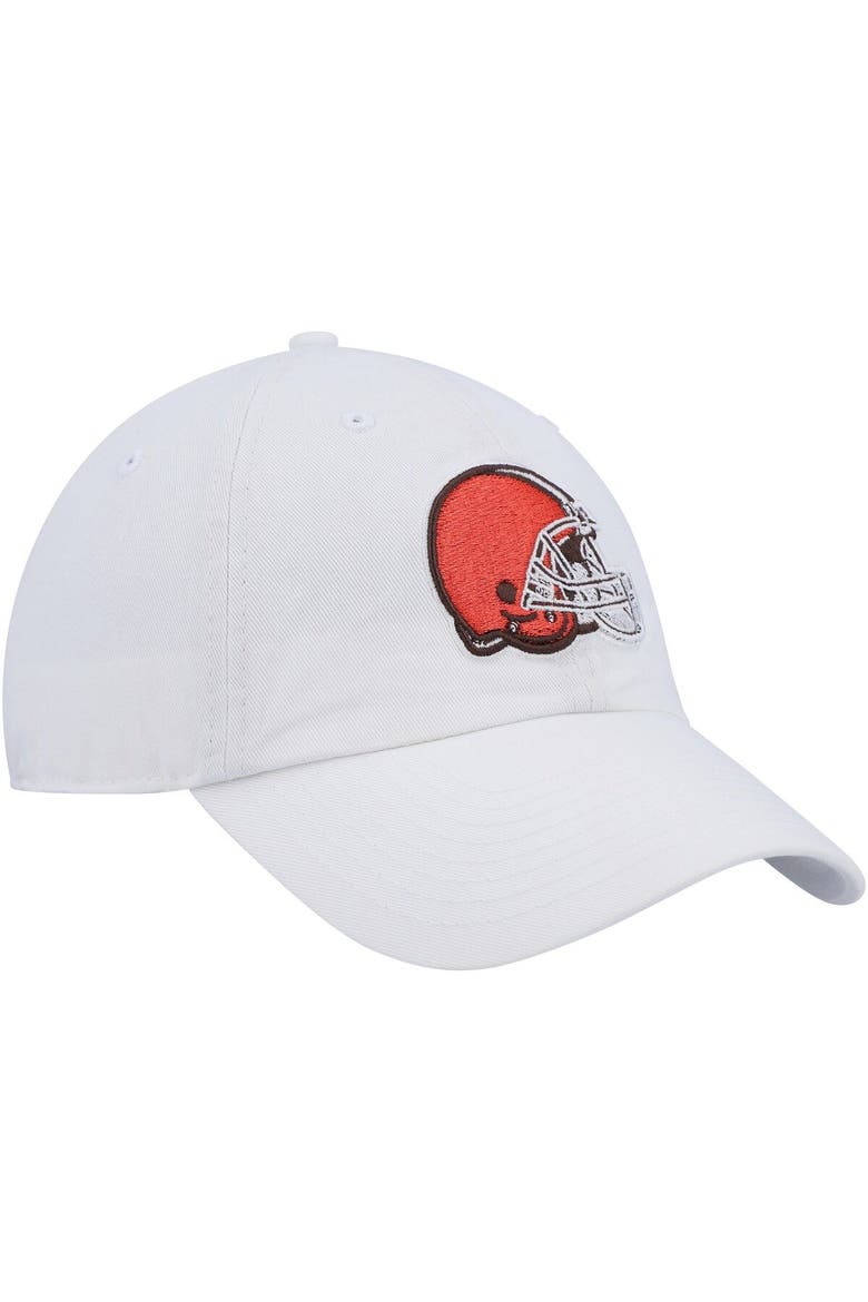 Women's '47 White Cleveland Browns Clean Up Adjustable Hat, Alternate, color, White
