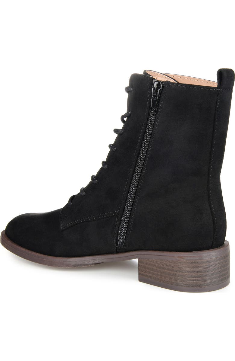 Journee Collection Vienna Combat Boot, Alternate, color, Black