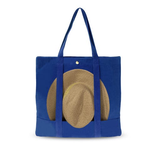Lastelier Parakalo Cotton Canvas Bag In Blue