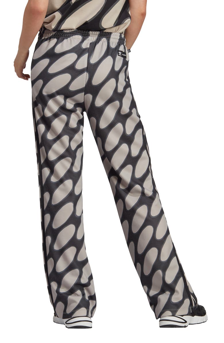 adidas x Marimekko Linssi Print Flare Knit Track Pants, Alternate, color, 