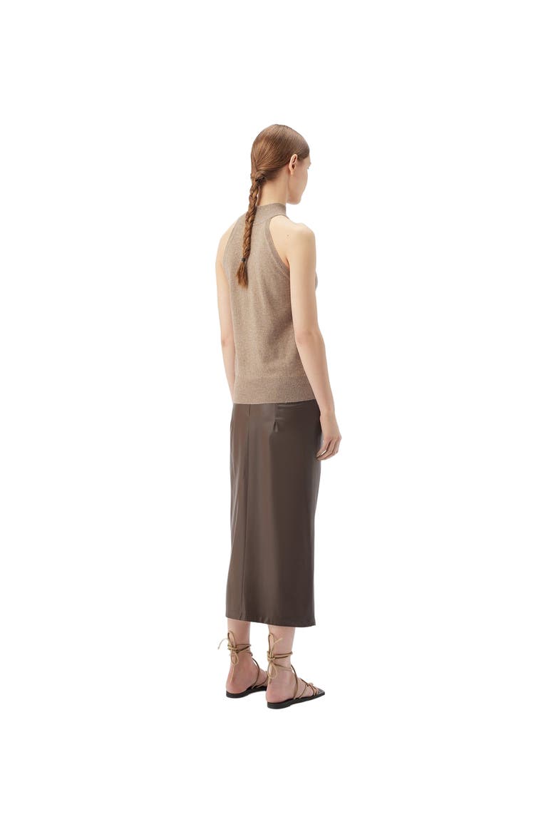 Cashmere Turtleneck Top, Alternate, color, taupe