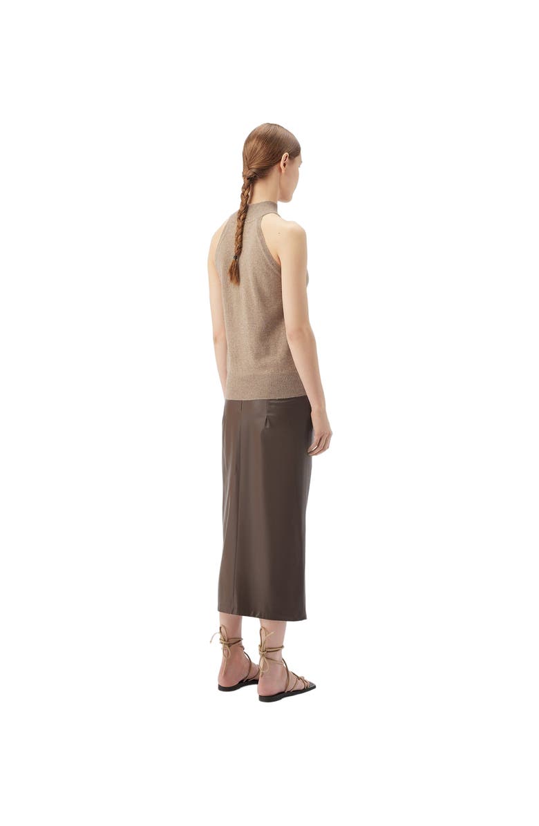 GOBI Mongolian Cashmere Cashmere Turtleneck Top, Alternate, color, Taupe