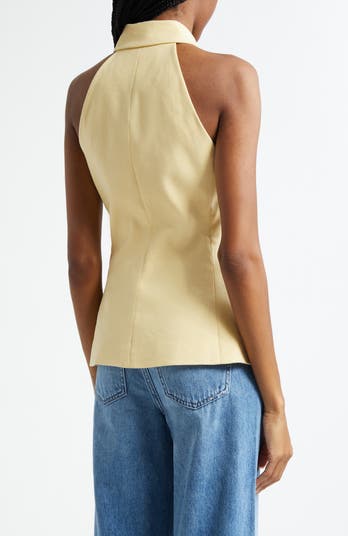 Orlinda Linen Blend Vest