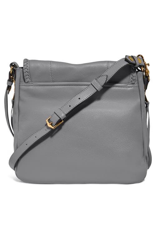Aimee All For Love Convertible Leather Shoulder Bag In Gray