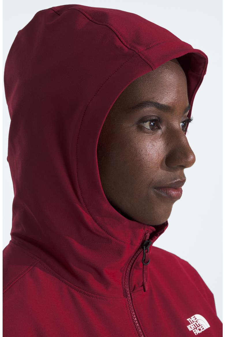Shelbe Raschel Water Resistant Hooded Jacket, Alternate, color, BEETROOT