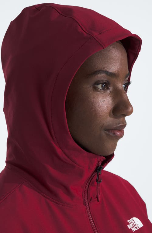 The North Face Shelbe Raschel Water Resistant Hooded Jacket In Red