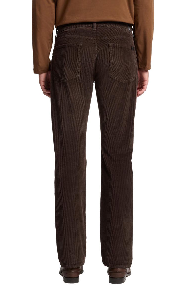 7 For All Mankind The Straight Leg Corduroy Pants, Alternate, color, Corduroy Coffee