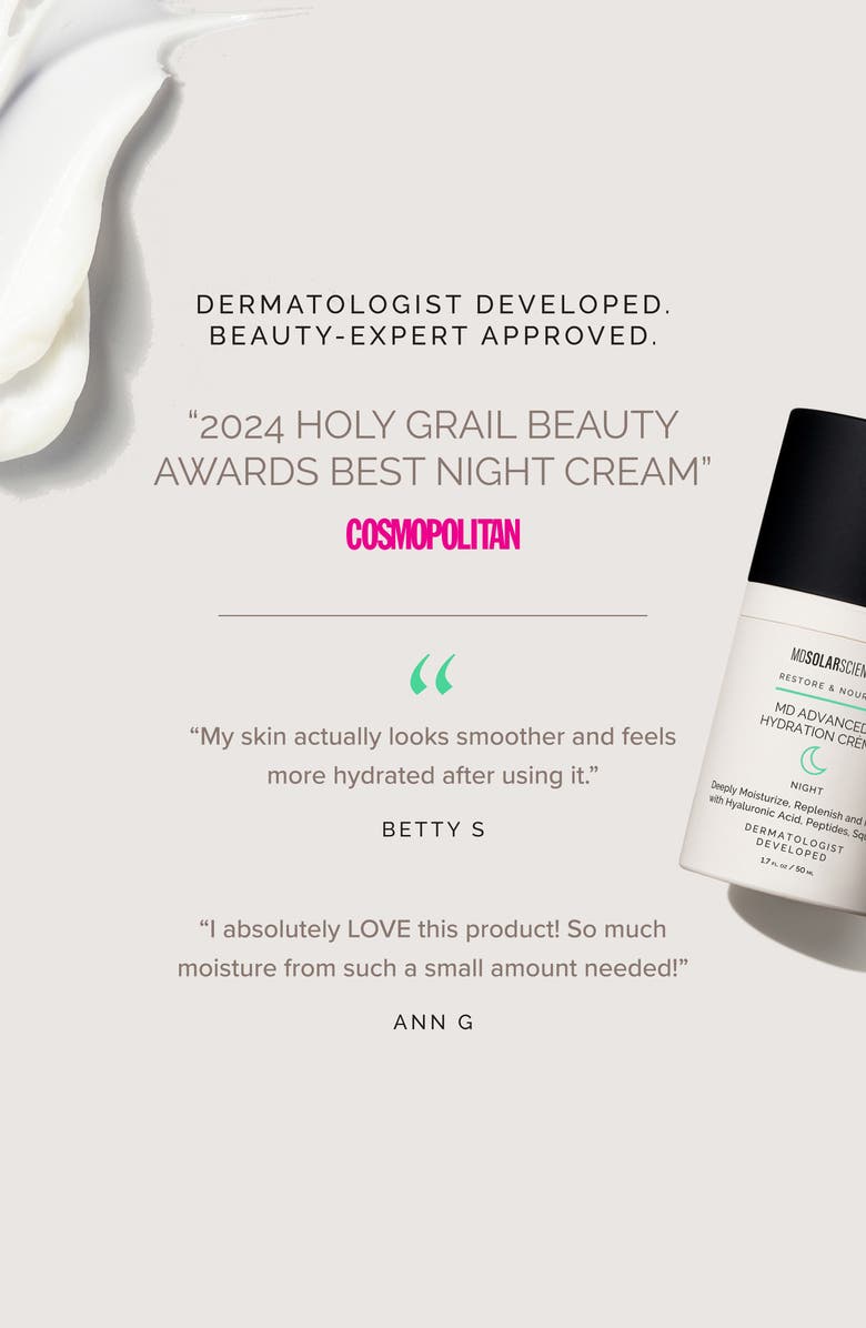 MDSolarSciences MD Advanced Hydration Crème, Alternate, color, NO COLOR