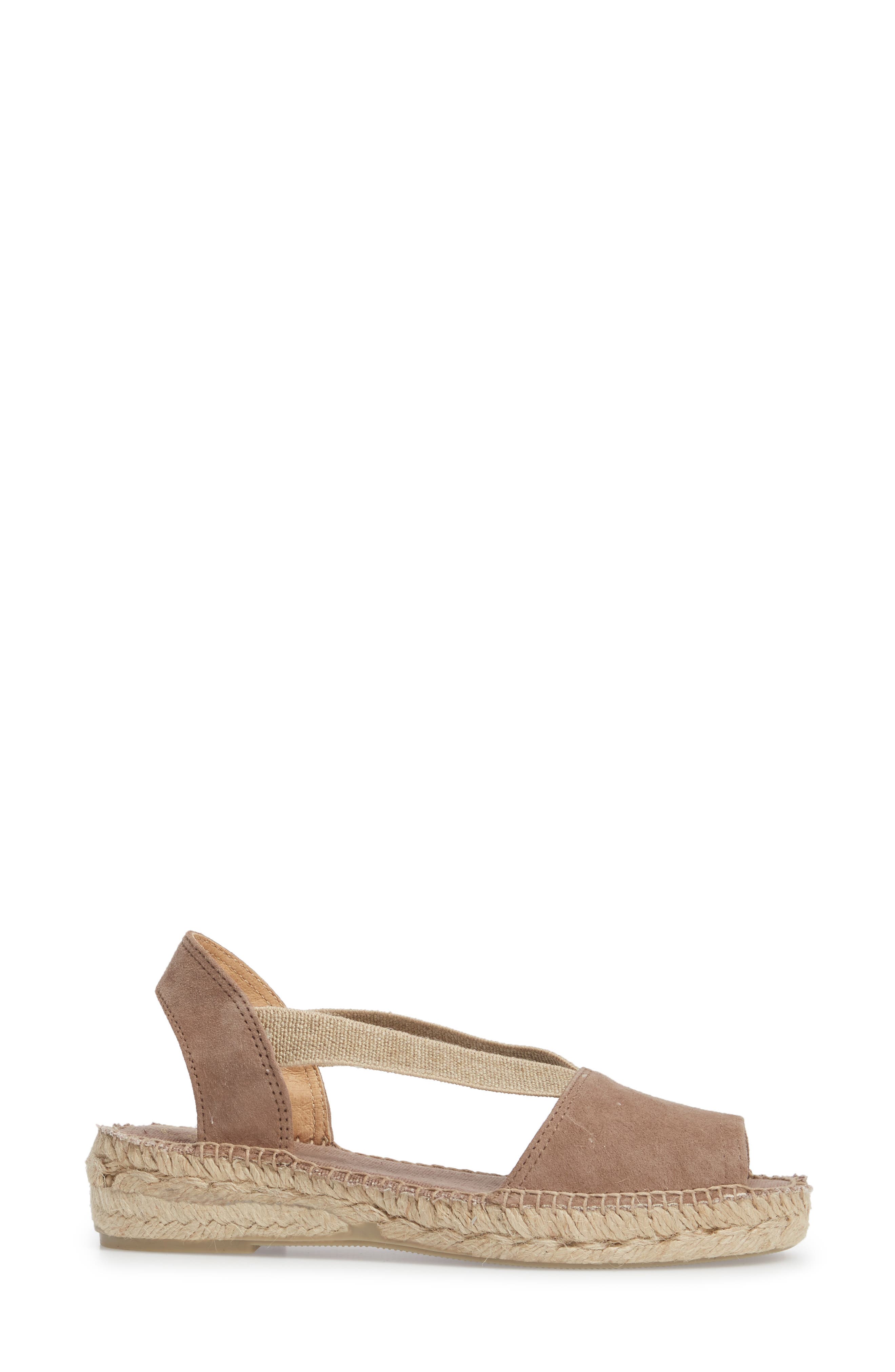 Ella Espadrille Sandal, Alternate, color, TAUPE SUEDE