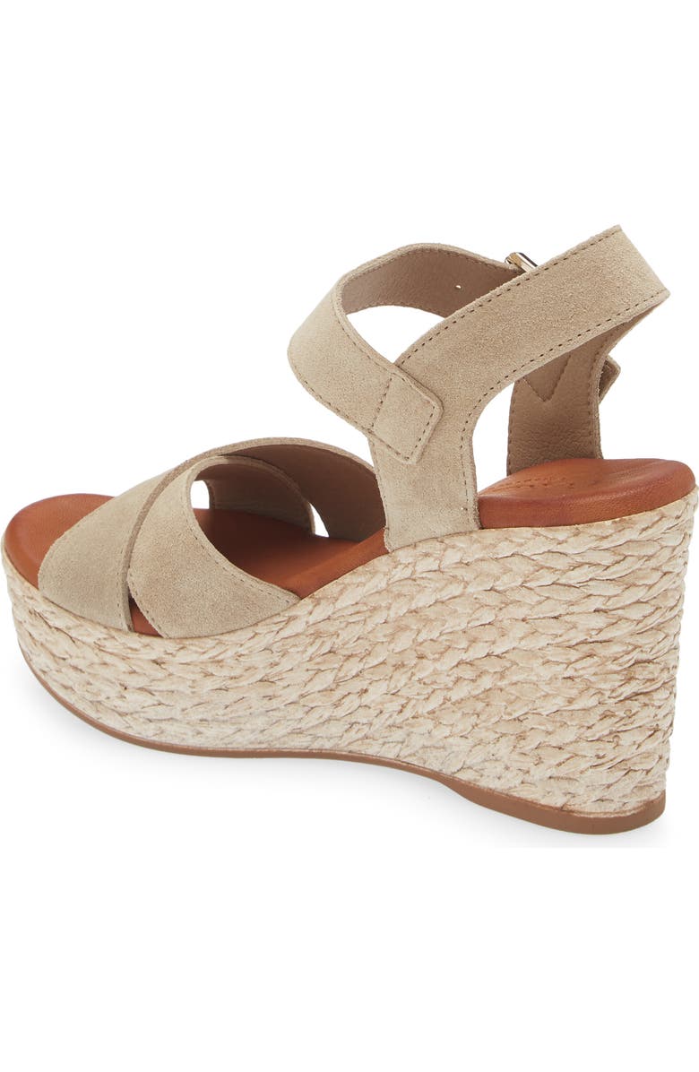 Cordani Brittany Ankle Strap Espadrille Platform Wedge Sandal, Alternate, color,