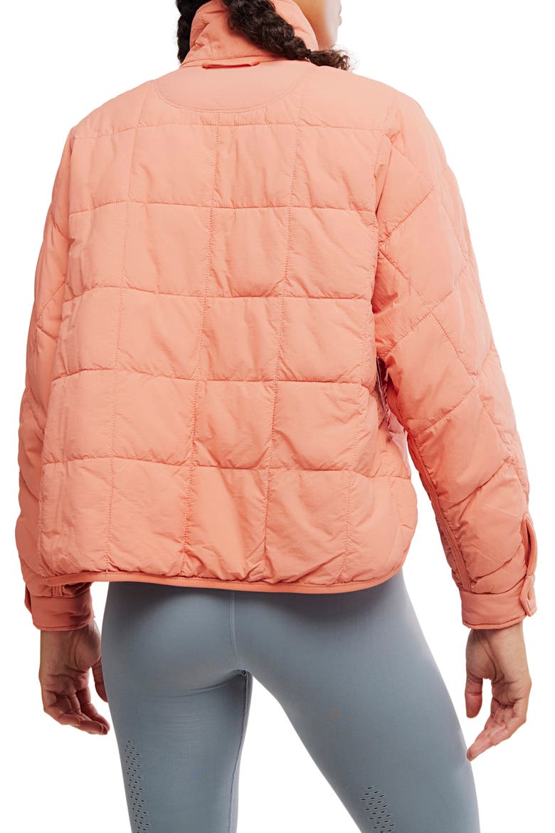 FP Movement Pippa Packable Puffer Jacket, Alternate, color, FROSTED PEACH