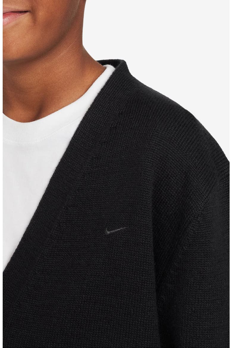 Kids' Sportswear Metro Cardigan, Alternate, color, BLACK