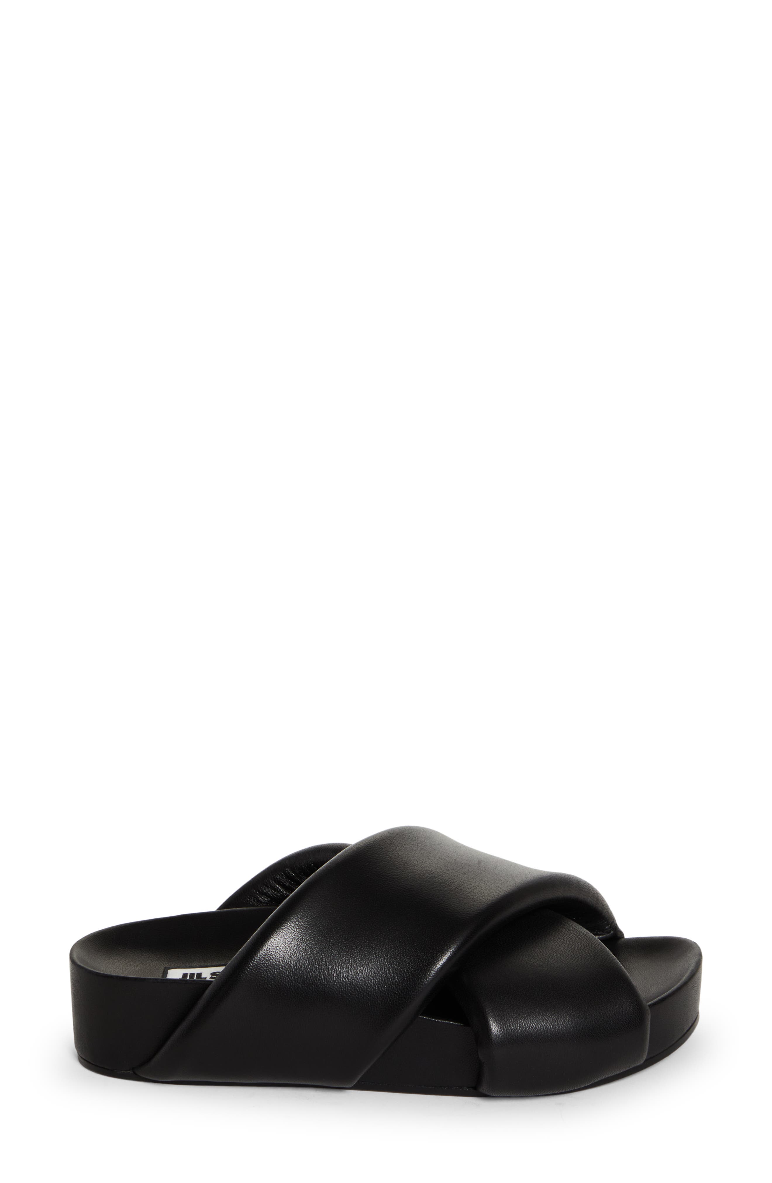 Jil Sander Puffy Platform Slide Sandal, Alternate, color, 