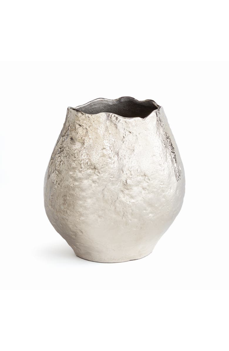 Napa Home & Garden Harlin Short Vase, Main, color, Silver